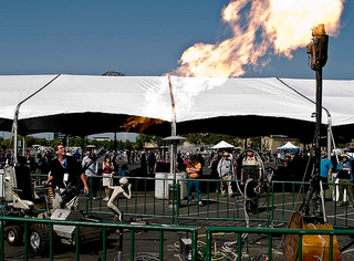 Illustration for article titled Flame-Throwing Wheelchair Makes Me Want to Break a Leg